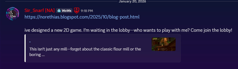 a scam link being posted by one of the admins